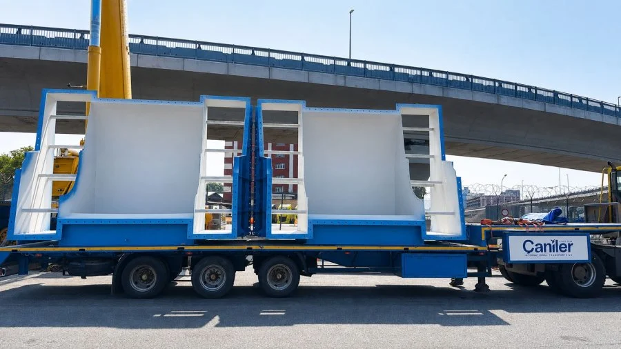 Kroman Çelik için özel makine taşımacılığı: proje tamamlandı