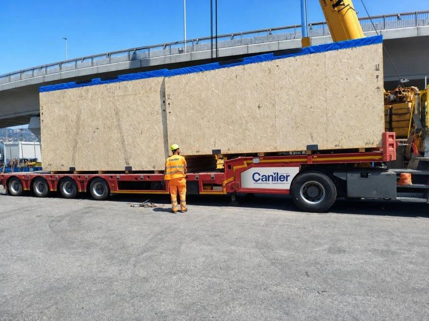 Special machinery transport for Kroman Çelik: project completed